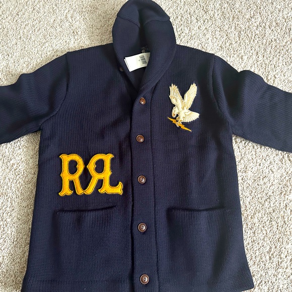 COPY - Ralph Lauren Double RR Cardigan. Brand New With Tags.  Smoke free enviro… - Picture 1 of 4